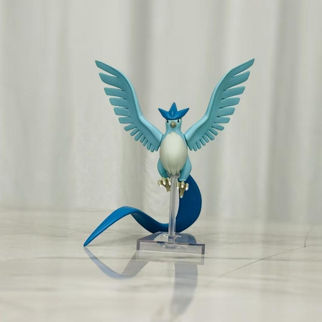 Nueva Figura de Acción Auténtica de Articuno, Moltres y Zapdos - La Leyenda Mundial de los Elfos, Lindo Modelo de Pájaro Legendario, Juguete Coleccionable, Regalo