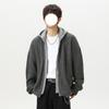 Men's Retro Two-Piece Hooded Cardigan Sweater - Autumn/Winter Trendy Knitwear Jacket