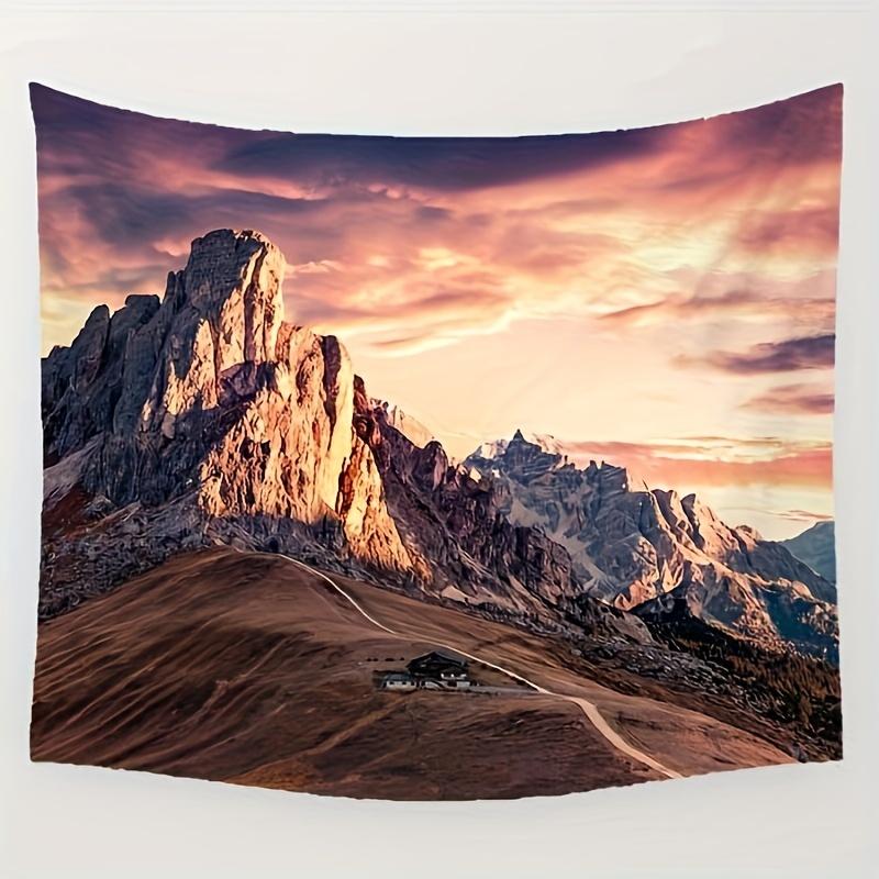 Scenery Of Mount Everest Digital Printing Polyester Wall Tapestry Suitable For Use In Living Rooms Bedrooms Offices Bars Party