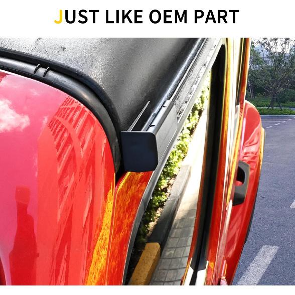 Window Rain Guards Rain Gutter Compatible with 2018-2025 Jeep Wrangler JL 4XE Gladiator JT Accessories Side Window Rainwater Deflectors Rain Groove