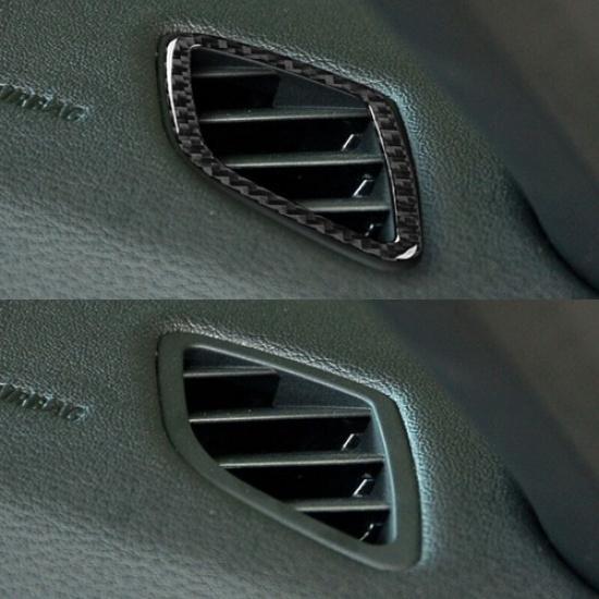 2Pcs Carbon Fiber Front Side Air Vent Outlet Panel Cover For BMW Z4 E89 2009-16