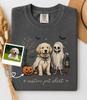 Individuelles Halloween-Hunde-T-Shirt, Personalisiertes Hunde-Foto-T-Shirt, Lustiges gruseliges Haustierliebhaber-Shirt, Comfort Colors Halloween-Geschenk für Hundeliebhaber