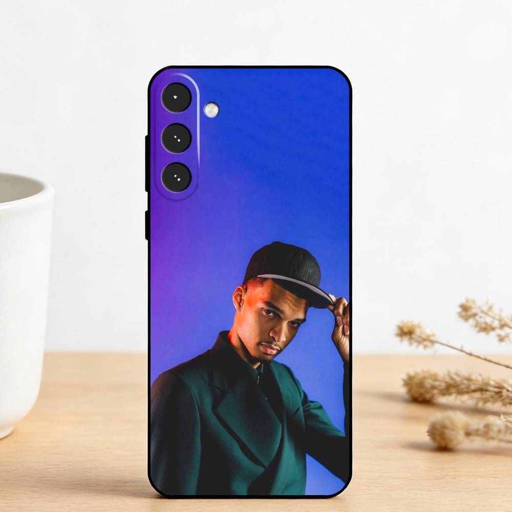 B-Basketball Star V-Victor W-Wembanyama Phone Case For Samsung Galaxy A73,A72,A71,A70,A53,A52,A51,Others Soft Black Cover