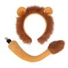 Lion Cosplay Cute Lion Animal Lion Ear Fox Costume Fluffy Animal Hair Headband for School Gift for Adults and Kids [IPENNYE] Costume, Tail, Kigurumi,