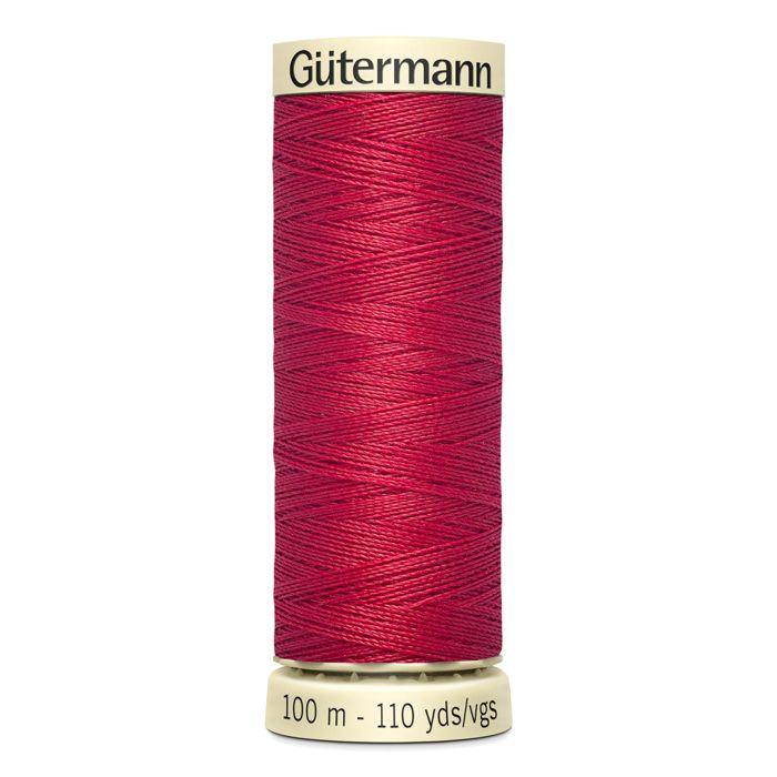 Set of 5 Spools 100m 100% Polyester Thread Gutermann Ref 788988 - Att 383 - Red Radish