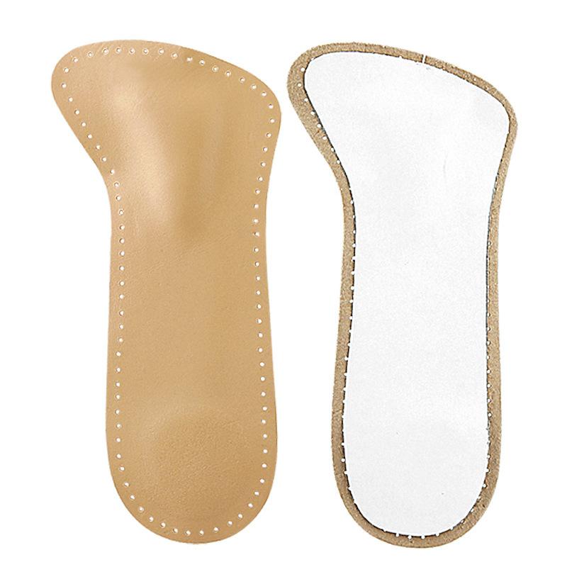 

Leather Latex Seven-point Pad, High Heels, Arch Fit, Shock Absorption, Pressure Relief, Self-adhesive and Anti-slip Seven-point Insole one size fits all коричневий