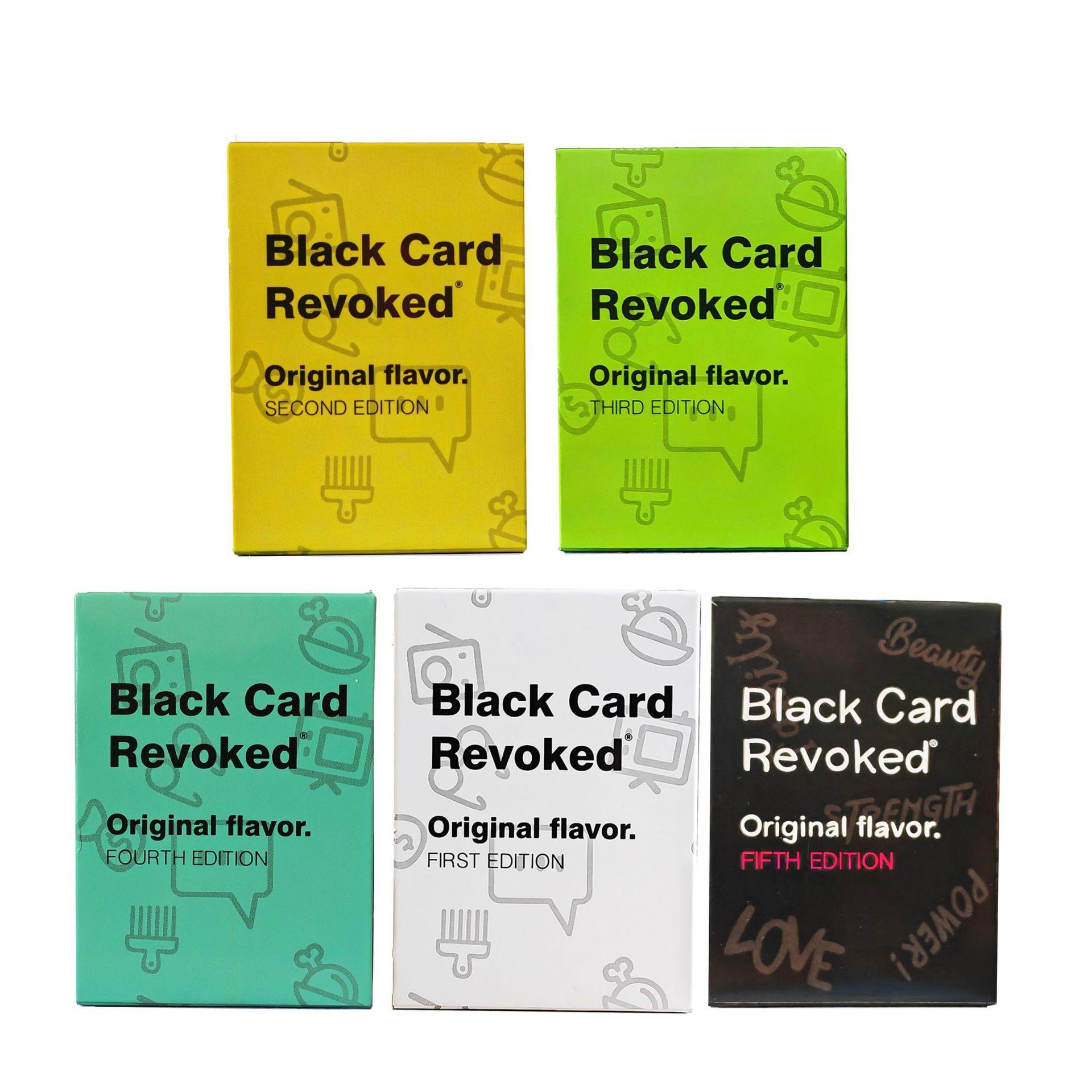 

Black Card Revoked: English Edition - Interactive Party Tabletop Game