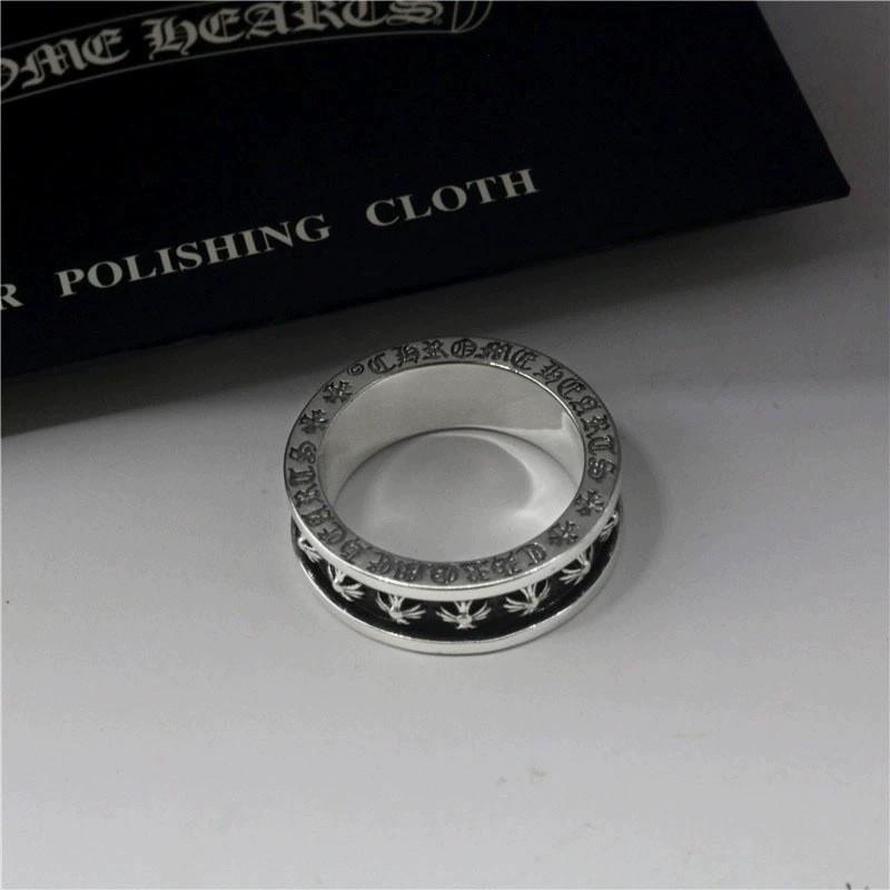 Trendy Chrome Hearts Cross Ring: Unisex Vintage Luxury with Unique Design