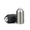 Factory Supply 10pcs Groove Ball Plunger M4~M24  Carbon/Stainless Steel  Spring Loaded Plunger Steel Ball Fastening Spring Screw