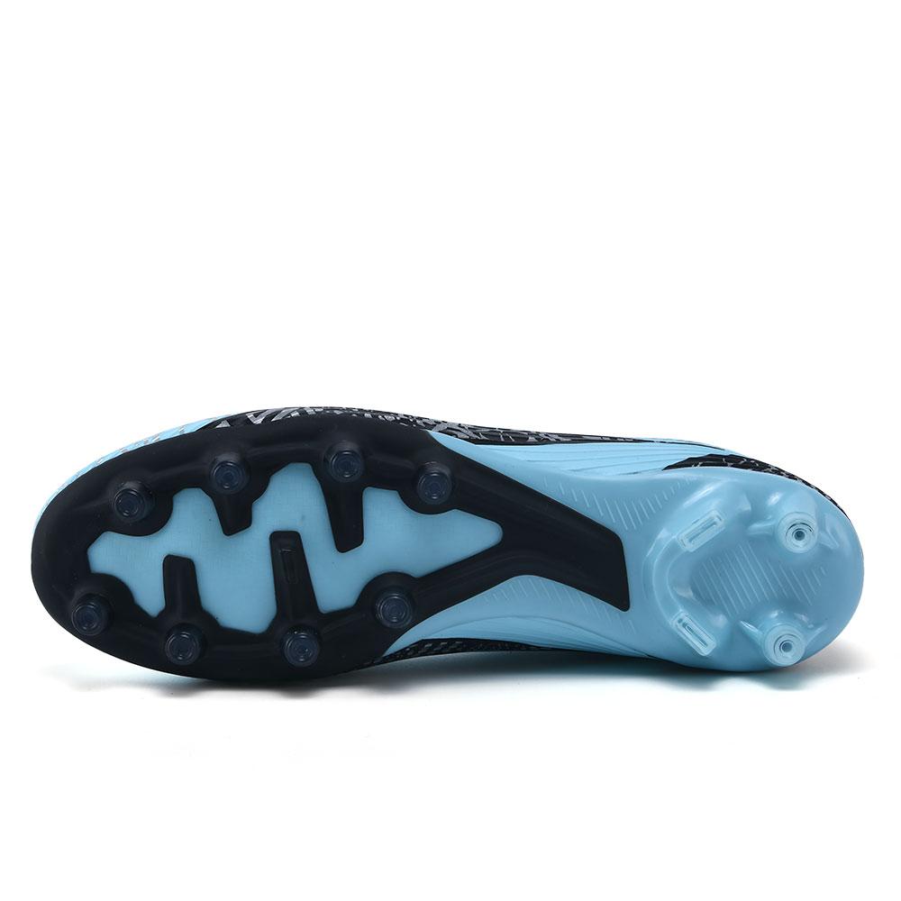 Fashion Men's Soccer Shoes FG Non-Slip Turf Soccer Cleats Lace Up Training Shoes Light Ultralight Sneaker Low Top Football Boots 35-46