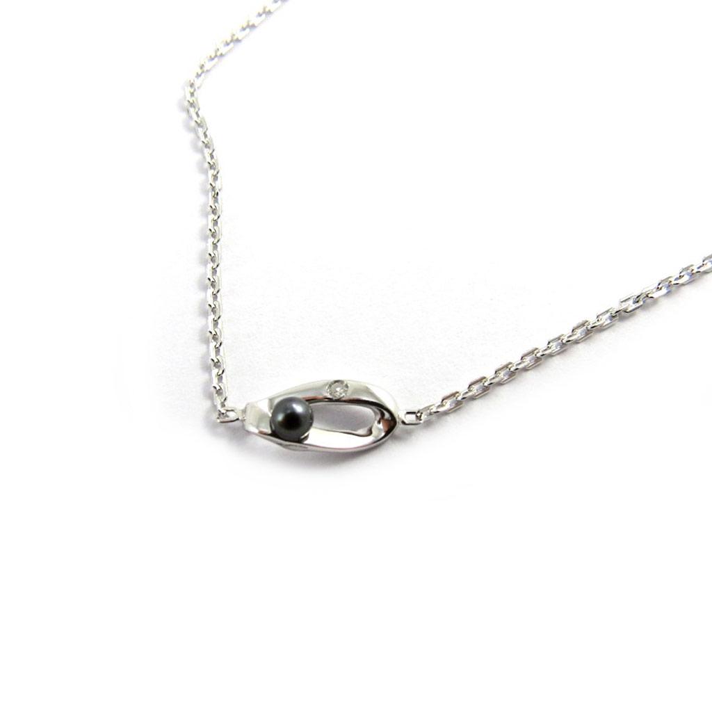 Altesse [M1129] - Silver Bracelet 'Pearl Beauty' Silver Gray