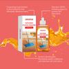 100ml Concentrated Wood Floor Cleaner Removes Stains Polish Shine Orange Scent Foam for Hardwood Laminate Tile Safe Quick Drying