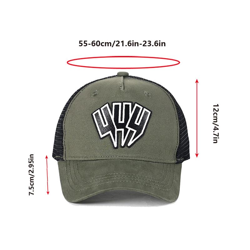 Stickerei Original Herren Baseballkappen Mode Hip Hop Kappe Herren Heißer Verkauf Sportkappen Unisex Mesh Atmungsaktiv Lässige Truckerhüte
