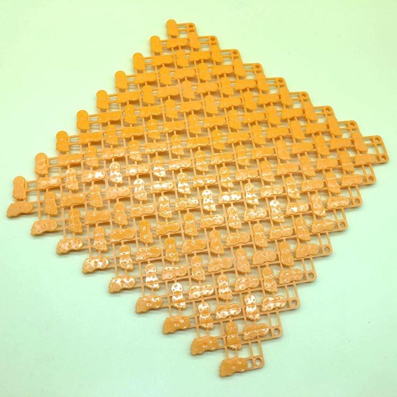 25*25cm Household Bath Toilet Kitchen Waterproof Mat Bathroom Non-slip Splicing Toilet Hollow Drain Mat