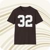 Jim Brown #32 Cleveland Browns Jersey T Shirt - Front & Back Print