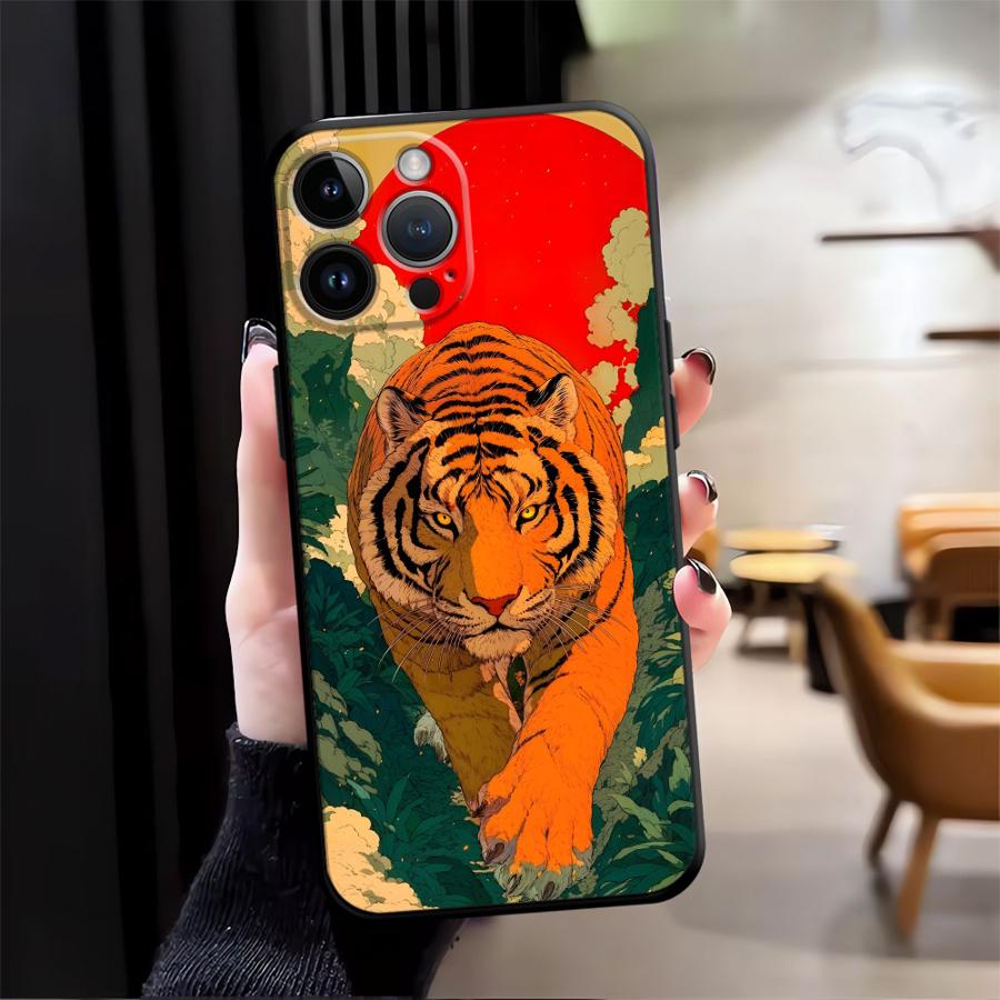 Cool Tiger Leopard Funda Phone Cover Phone Case for Apple iPhone 14 17 Pro Max 13 16 11 XR XS MAX 12 15 Pro 7 8 Air