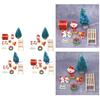 1/12 Dollhouse Creative Christmas Miniature Ornament Christmas Miniature Fairy garden and home Decoration