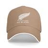 Gorra de Béisbol con Estampado de los All Blacks de Nueva Zelanda Unisex para Mujer Sombrero de Pescador Hip Hop Gorras Solares de Verano Ajustables con Cierre a Presión Sandwich