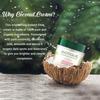 Biotique Coconut Brightening Glow Cream 50g | Natural Radiance Face Moisturizer | Lightweight Non-Greasy Formula | Dark Spot Reduction