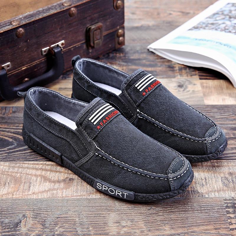 Pánské boty Jaro Pánské Látkové boty Starého Pekingu Sportovní Volnočasové Líné Žolíkové Prodyšné Protiskluzové Boty.
