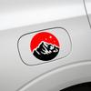 Snow Mountain Stickers,mountain&sky with stars,High quality for cars trucks motorcycles &laptops!