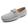 38-47 Big Size Men Shoes Casual Leather Suede Shoes Mens Loafers Fashion Slip On Footwear Male Flats Driving Shoe Soft Moccasins