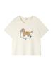 Shuangtian 2026 Spring Plus Size Women's Cartoon Print T-Shirt, Round Neck, Short Sleeve (W-270)