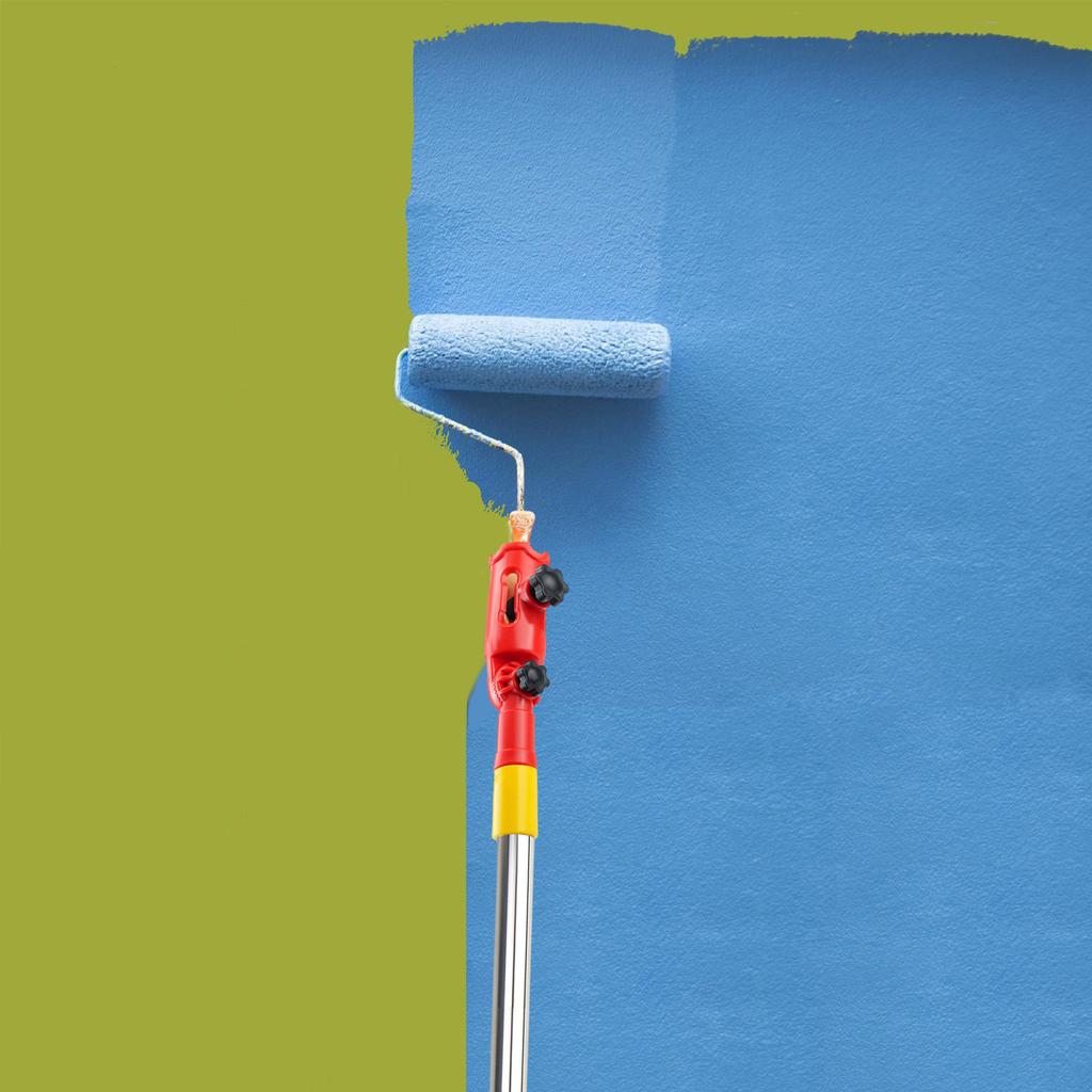 MultiAngle Portable Paint Roller Extension Poles Attachments Long Paint Brush Tool Flexible Paint Brush Extender
