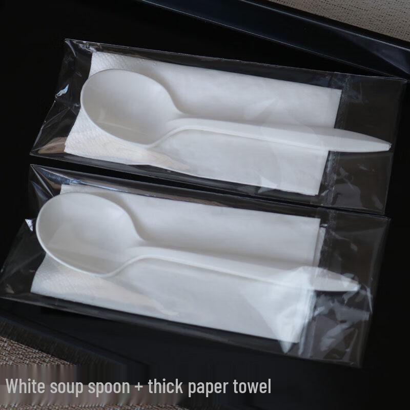 ZISIZ Biodegradable Disposable Spoons