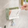 Waterproof Bathroom Soap Holder Plastic Soap Container Wall Mounted Soap Box  Toilet