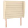 VidaXL Headboard with Ears Cream 103x23x118-128 Cm Fabric3118091