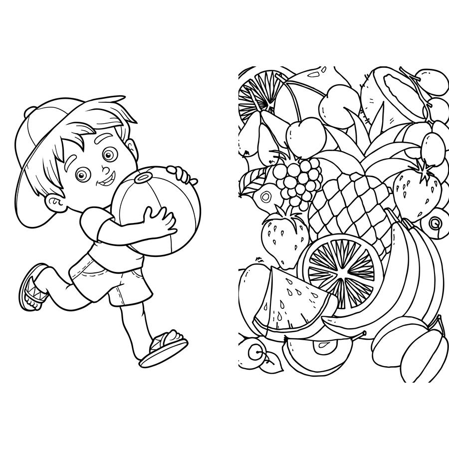 100+ Coloring Pages of Seasons Coloring Books For Children Educational Booklet