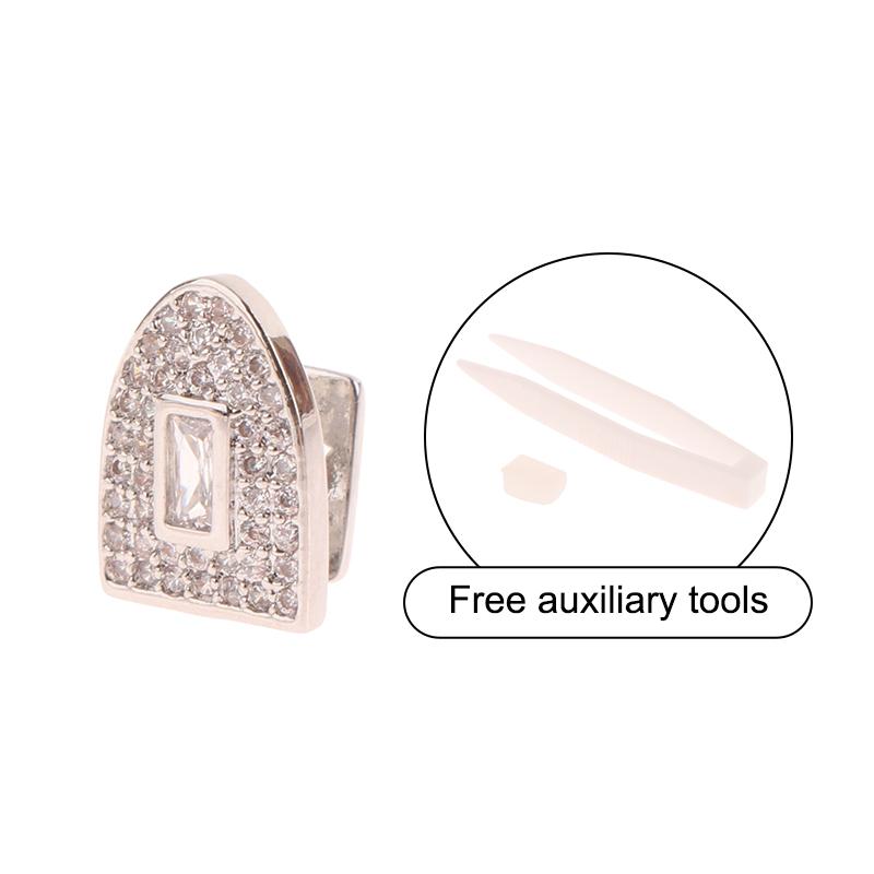 

Хип-хоп Одиночный Зуб Панк Металлические Накладки на Зубы Зубные Гриллзы Вечеринка Косплей Зубные Гриллзы Стоматологические Украшения