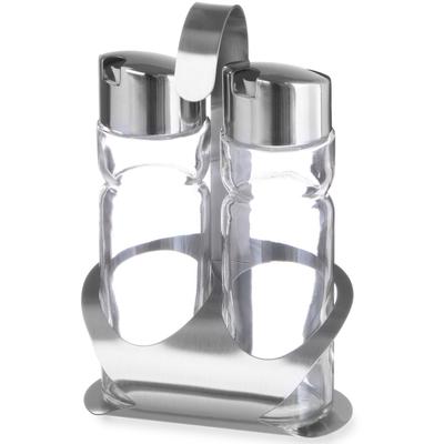 Hendi 465349 Stainless Steel Olive Oil and Vinegar Spice Set