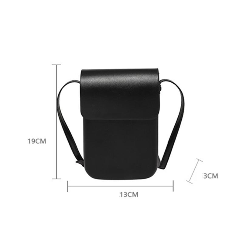 Flap Crossbody Bags Women Mini PU Leather Shoulder Purses and Handbags for Girls Ladies Phone Simple Crossbody Bag