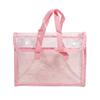 PVC Self Stick File Bag Large Capacity Waterproof Expandable Document Folder Transparent Handheld Portable Storage Organizer For Office School Home