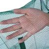 Portable Rectangular Fish Trap Net Foldable Nylon Mesh Cast Net Fish Cage Fishing Tackle Dip Net Cage for Crab Shrimp Crayfish
