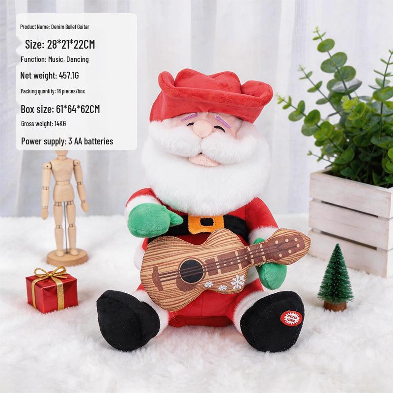 Electric Climbing Ladder Santa Claus Toy for Kids' Christmas Decoration