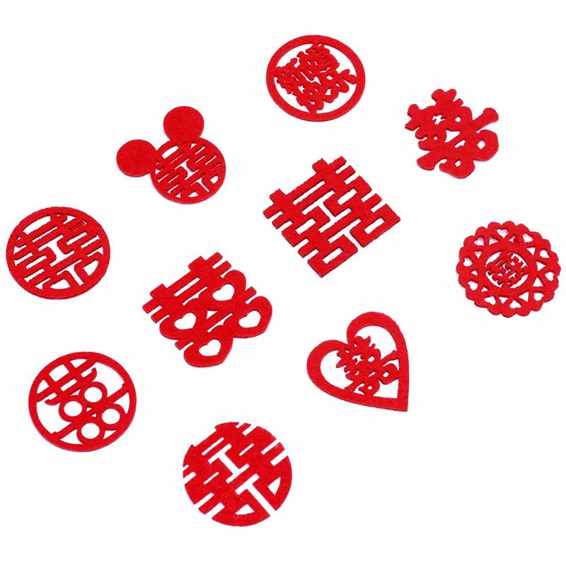 Doppelglück Hochzeits-Streudeko Set: Kreative Bett-, Zimmer- und Treppenhausdekorationen mit Obstteller