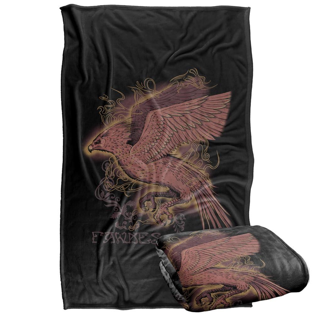 Harry Potter Fawkes Pheonix Soft Touch Blanket