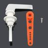 Replacement Water Tanks Handle Durable Toilet Flush Handle Easy Installation Toilet Tanks Lever Handle Screw Fitting