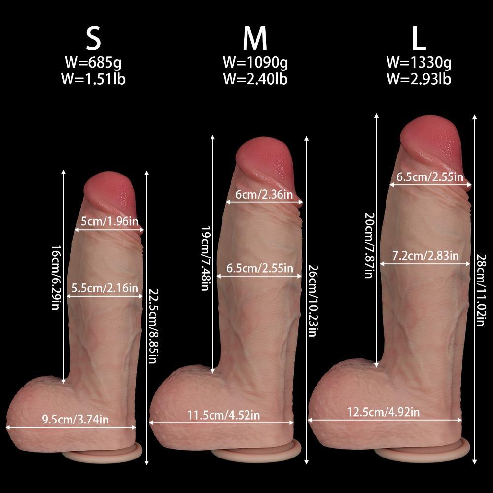 Super Large Big Girth Fake Penis with Suction Cup Waterproof Silicone Anal Sex Toys