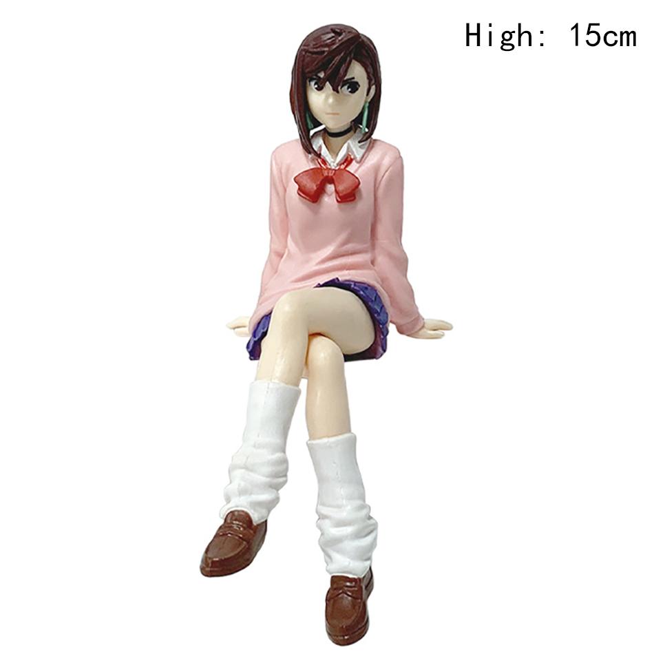 Hot Anime Dandadan Ayase Momo Shiratori Aira Sitting Posture S.H.Figuarts Transformed Assembly PVC Figure Plaything Action Figures Gift