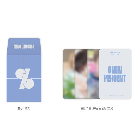 2nd Pre-order ONEW POP-UP Store PERCENT Random Trading Card