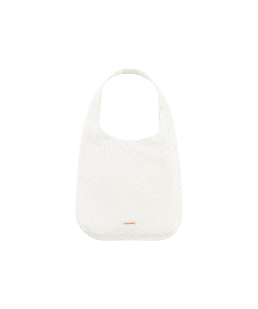 Vanone Atelier B3024 Jardin Ecru Lace Hobo Bag