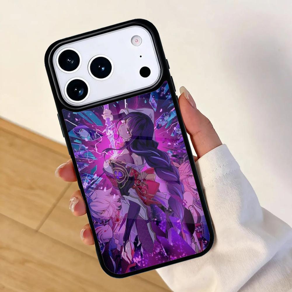 Baal Genshin Impact Game Mobile Phone Case for IPhone 17 AIR 16pro Max 15 14 13 12 11 Bumper Cover iPhone 13 mini