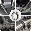 Universal 2pcs 3" V Band Stainless Steel Exhaust Clamp Kit with Mild Steel Flange Male Female For Charge Piping Exhaust Systems