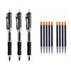 0.5mm Clickable Ballpoint Pen Refill in Black, Red, Blue - Ideal for Signatures and Meetings, Perfect for Students and Office Use