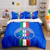 Audax Logo with Flag Pattern Bedding Duvet Cover Set Duvet Cover Pillowcases  (1*Duvet Cover 2*Pillowcases, Without Duvet Insert)