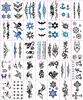 Men's Waterproof Long-Lasting Realistic Tattoo Stickers for Arm & Ankle - Totem & Chinese Character Designs.
